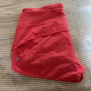 lululemon sped up short pink